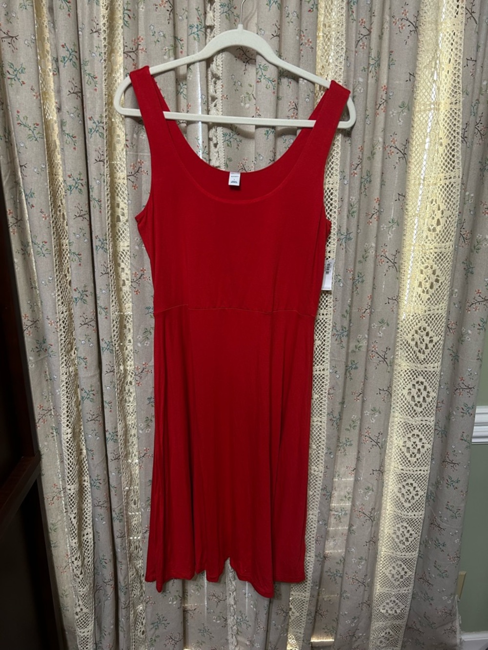 Old‎ Navy Red Fit & Flare Dress NWT Size Large
